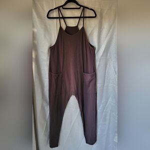 Jumpsuit Casual Rompers Sleeveless Loose Spaghetti Strap Baggy Overalls Jumpers